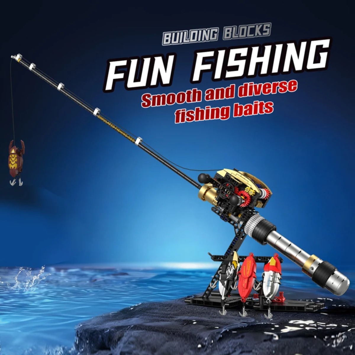 Fishing Rod Building Kit - Conjunto de Montagem de Modelo de