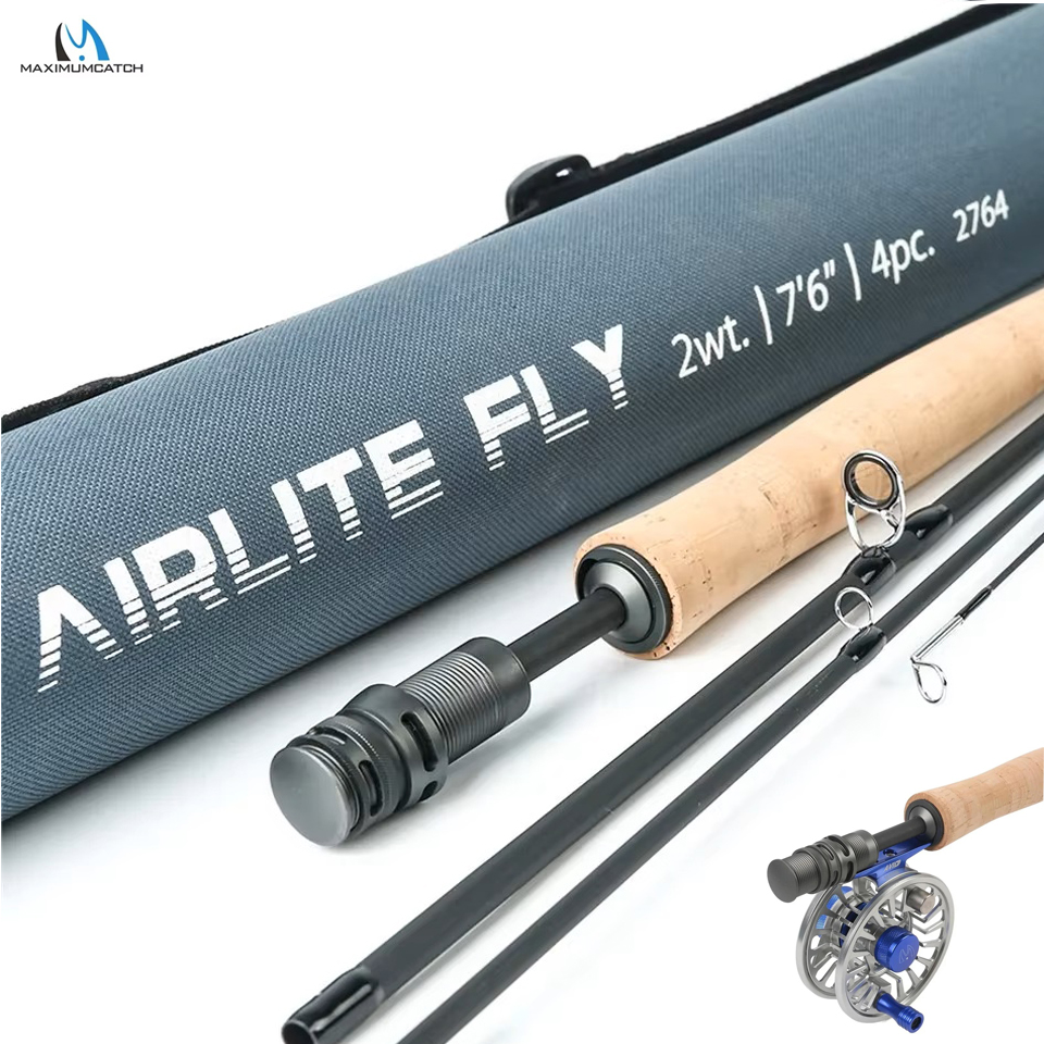 Fishing Rod Carbon Fiber - Maximumcat 7.5-10ft 2/3wt airlite médio rápido