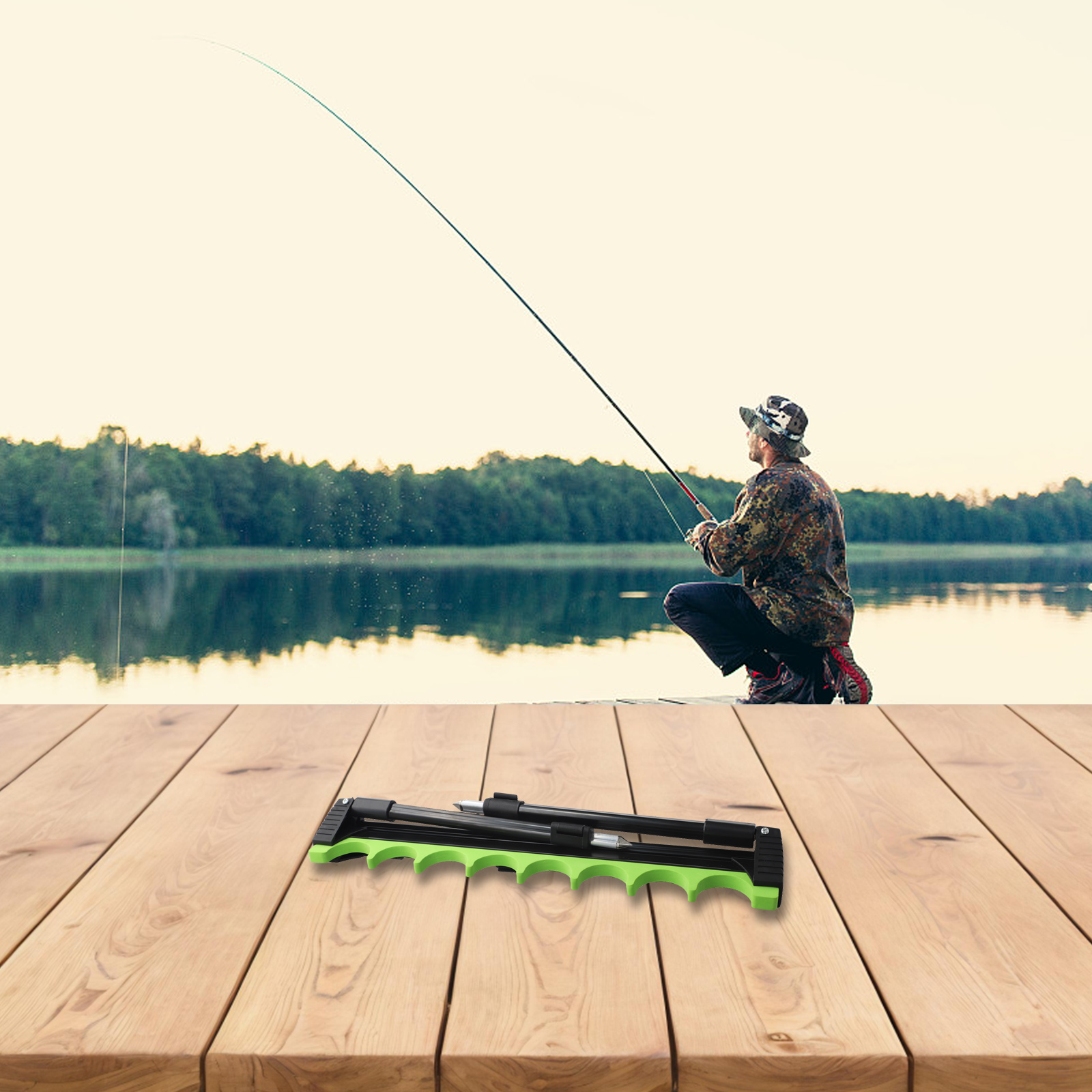 Suporte de Vara de Pesca Teles - Fishing Rod Telescopic avaliação e preço