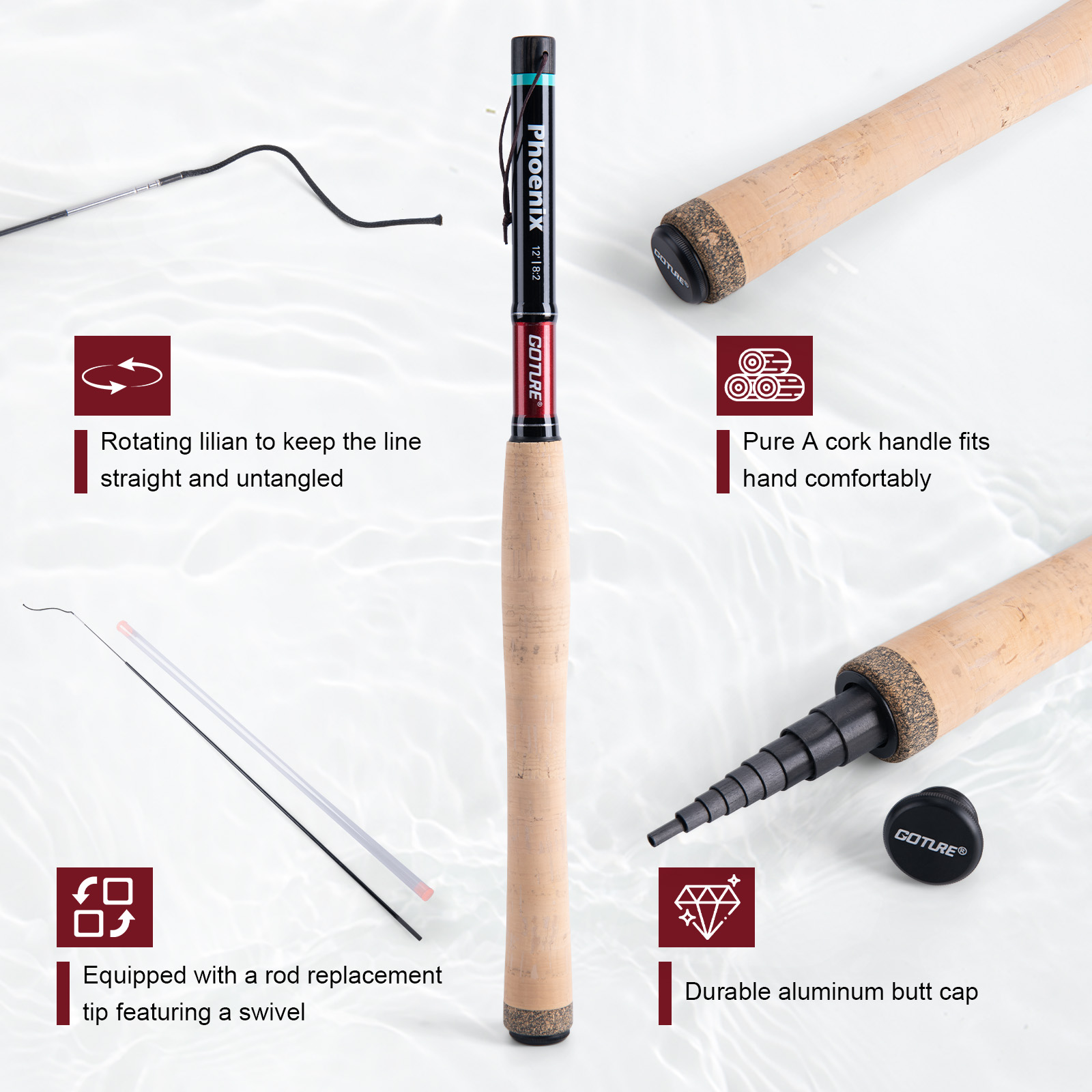Conjunto de Vara Tenkara Gotur - Fishing Rod Building Kit avaliação e preço