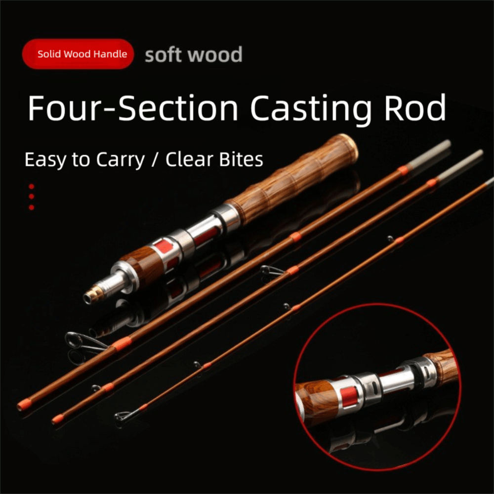 2025 4 seções fiação vara de p - Fishing Rod Spinning avaliação e preço