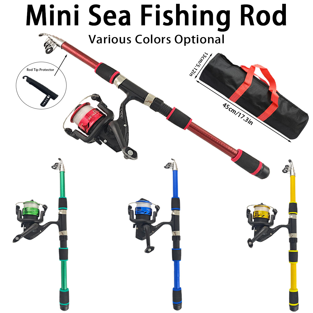 Conjunto de Vara de Pesca Tele - Fishing Rod Spinning avaliação e preço