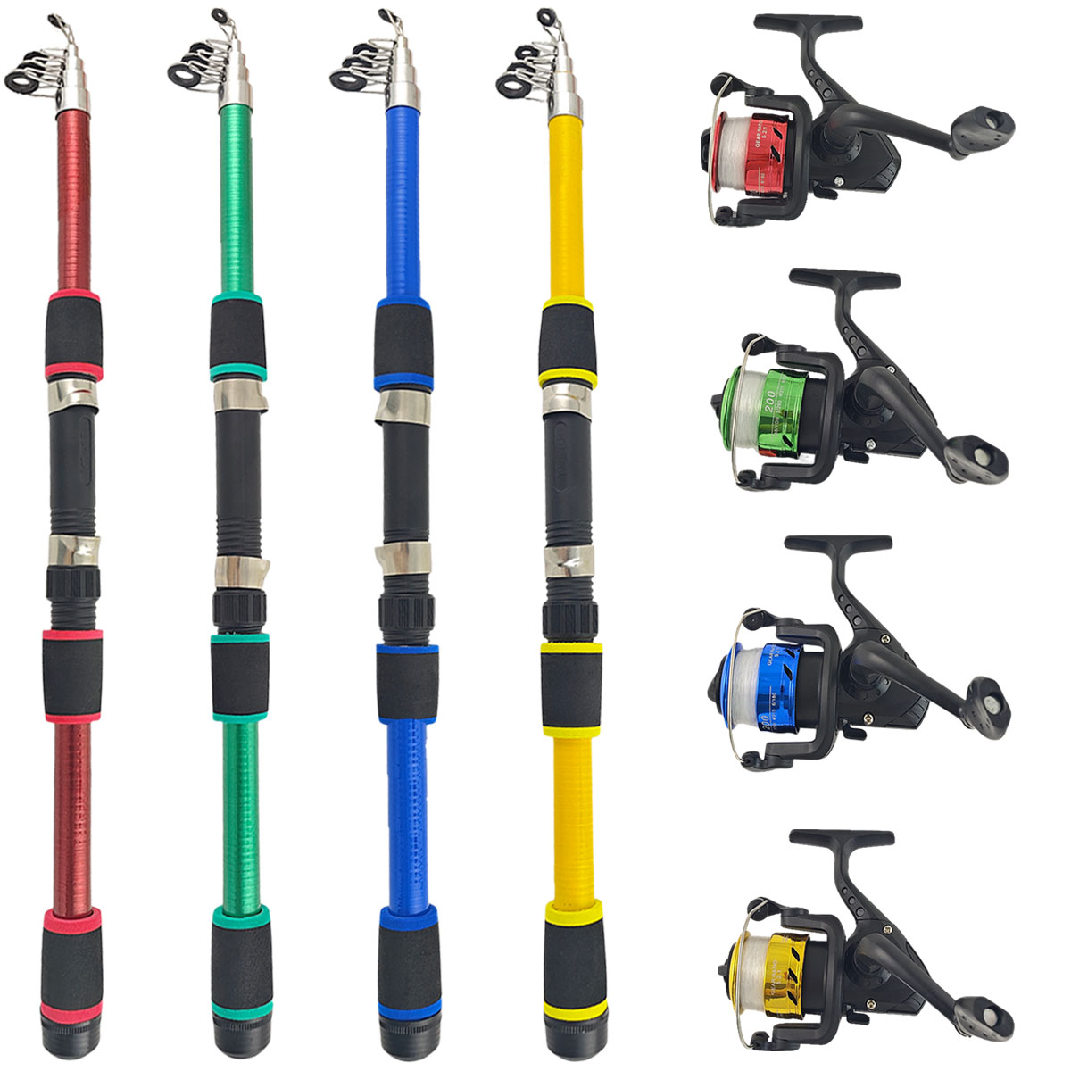 Conjunto de Vara de Pesca Tele - Fishing Rod Spinning avaliação e preço