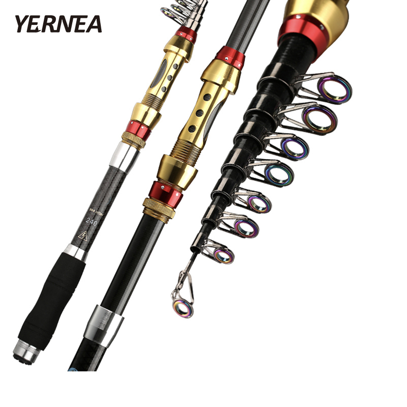 Varas de Pesca Telescópicas Ye - Fishing Rod Surf avaliação e preço